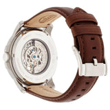 Fossil Grant Automatic White Dial Brown Leather Strap Watch for Men - ME3052 Authentic Buy Shop Now