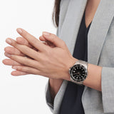 Movado Series 800 Pepsi Black Dial Silver Steel Strap Watch for Men - 2600152 Authentic Buy Shop Now