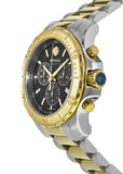Movado Series 800 Chronograph Black Dial Two Tone Steel Strap Watch For Men - 2600138 Authentic Buy Shop Now