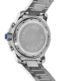 Movado Series 800 Chronograph Blue Dial Silver Steel Strap Watch For Men - 2600141 Authentic Buy Shop Now