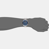 Movado Series 800 Blue Dial Two Tone Steel Strap Watch for Men - 2600149 Authentic Buy Shop Now