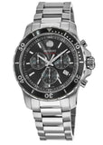 Movado Series 800 Chronograph Black Dial Silver Steel Strap Watch For Men - 2600142 Authentic Buy Shop Now