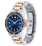 Movado Series 800 Blue Dial Two Tone Steel Strap Watch for Men - 2600149 Authentic Buy Shop Now