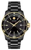 Movado Series 800 Black Dial Black Steel Strap Watch For Men - 2600161 Authentic Buy Shop Now
