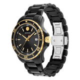 Movado Series 800 Black Dial Black Steel Strap Watch For Men - 2600161 Authentic Buy Shop Now