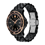 Movado 800 Series Black Dial Black Steel Strap Watch For Men - 2600162 Authentic Buy Shop Now