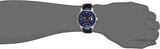 Guess Pinnacle Chronograph Quartz Blue Dial Black Leather Strap Watch For Men - W0673G4 Authentic Buy Shop Now
