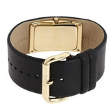 Marc Jacobs Champagne Dial Black Leather Strap Watch for Women - MBM2047 Authentic Buy Shop Now