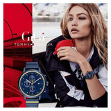 Tommy Hilfiger Blake Blue Dial Blue Steel Strap Watch for Women - 1781893 Authentic Buy Shop Now