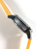 Burberry Sport Chronograph Grey Dial Yellow Rubber Strap Watch for Men - BU7712 Authentic Buy Shop Now