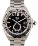 Tag Heuer Formula 1 Automatic Black Dial Silver Steel Strap Watch for Men - WAZ2012.BA0842 Authentic Buy Shop Now