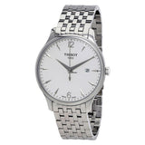 Tissot T Classic Tradition White Dial Silver Steel Strap Watch For Men - T063.610.11.037.00 Authentic Buy Shop Now