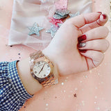 Marc Jacobs Amy White Dial Rose Gold Steel Strap Watch for Women - MBM3227 Authentic Buy Shop Now
