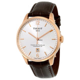 Tissot Chemin Des Tourelles Powermatic 80 Silver Dial Brown Leather Strap Watch For Men - T099.407.36.037.00 Authentic Buy Shop Now