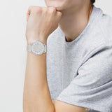 Lacoste 12.12 Move Silver Dial White Silicone Strap Watch for Men - 2011240 Authentic Buy Shop Now