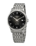 Longines Record Black Dial Automatic Stainless Steel 40mm Watch for Men - L2.821.4.56.6 Authentic Buy Shop Now