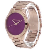 Michael Kors Runway Pink Dial Rose Gold Steel Strap Watch for Women - MK3550 Authentic Buy Shop Now