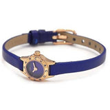 Marc Jacobs Blade Blue Dial Blue Leather Strap Watch for Women - MBM8641 Authentic Buy Shop Now