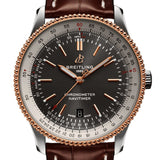 Breitling Navitimer 1 Automatic 41mm Black Dial Brown Leather Strap Mens Watch - U17326211M1P1 Authentic Buy Shop Now