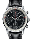 Breitling Navitimer 1 Chronograph 41mm Automatic Black Dial Black Leather Strap Mens Watch - A13324121B1P1 Authentic Buy Shop Now