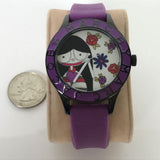 Marc Jacobs Marc White Dial Purple Silicone Strap Watch for Women - MBM5514 Authentic Buy Shop Now