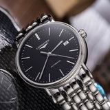 Longines Presence 38.5mm Automatic Stainless Steel Watch for Men - L4.921.4.52.6 Authentic Buy Shop Now