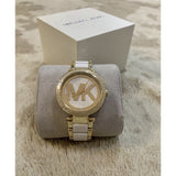 Michael Kors Parker White Dial Two Tone Steel Strap Watch for Women - MK6313 Authentic Buy Shop Now