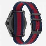 Gucci Dive Tiger Blue and Red Dial Blue Red Blue Nylon Strap Watch For Men - YA136215 Authentic Buy Shop Now