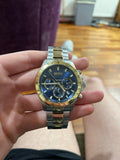 Hugo Boss Hero Blue Dial Two Tone Steel Strap Watch for Men - 1513767 Authentic Buy Shop Now