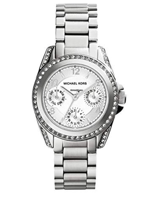 Michael Kors Brinkley Silver Dial with Diamonds Silver Steel Strap Watch for Women - MK5083 Authentic Buy Shop Now