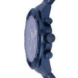 Fossil Bronson Chronograph Blue Dial Blue Steel Strap Watch for Men - FS5916 Authentic Buy Shop Now