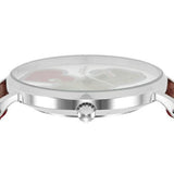 Coach Perry White Dial Brown Leather Strap Watch for Women - 14503514 Authentic Buy Shop Now