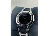 Calvin Klein Class Black Dial Silver Steel Strap Watch for Women - K6R23121 Authentic Buy Shop Now
