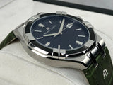 Maurice Lacroix Aikon Quartz Black Dial Green Crocodile Leather Strap Watch for Men - AI1008-PVB21-330-1 Authentic Buy Shop Now