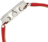 Michael Kors Parker Silver Dial Red Leather Strap Watch for Women - MK2278 Authentic Buy Shop Now