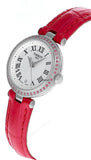 Tissot Bellissima Small Lady Diamonds Mother of Pearl Dial Red Leather Strap Watch For Women - T126.010.66.113.00 Authentic Buy Shop Now
