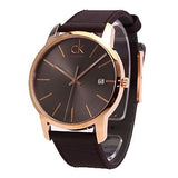Calvin Klein City Chronograph Brown Dial Brown Leather Strap Watch for Men - K2G2G6G3 Authentic Buy Shop Now
