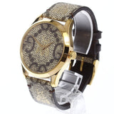 Gucci G Timeless Brown Dial Brown Leather Strap Watch For Men - YA1264068 Authentic Buy Shop Now