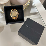 Marc Jacobs Henry Gold Dial Gold Steel Strap Watch for Women - MBM3292 Authentic Buy Shop Now