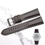 Emporio Armani Meccanico White Dial Brown Leather Strap Watch For Men - AR1946 Authentic Buy Shop Now