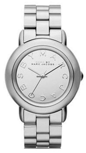 Marc Jacobs Marci Silver Dial Silver Steel Strap Watch for Women - MBM3097 Authentic Buy Shop Now