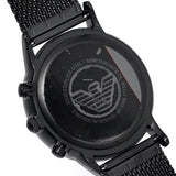 Emporio Armani Renato Chronograph Black Dial Black Mesh Bracelet Watch For Men - AR2498 Authentic Buy Shop Now