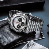 Breitling Chronomat B01 42mm Silver Dial Silver Steel Strap Watch for Men - AB0134101G1A1 Authentic Buy Shop Now