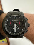 Burberry The Endurance Chronograph Black Dial Black Rubber Strap Watch For Men - BU9802 Authentic Buy Shop Now