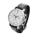 IWC Portofino Chronograph White Dial Black Leather Strap Watch for Men - IW391024 Authentic Buy Shop Now
