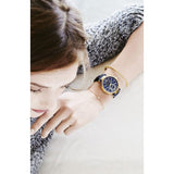 Michael Kors Sawyer Blue Dial Blue Leather Strap Watch for Women - MK2425 Authentic Buy Shop Now