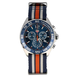 Tag Heuer Formula 1 Quartz Blue Dial Two Tone NATO Strap Watch for Men - WAZ1010.FC8196 Authentic Buy Shop Now
