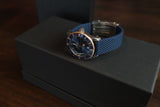 Breitling Superocean Heritage B20 Automatic 42 Blue Dial Blue Mesh Bracelet Watch for Men - UB2010161C1S1 Authentic Buy Shop Now