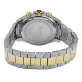 Hugo Boss Ikon Chronograph Silver Dial Two Tone Steel Strap Watch for Men - 1512960 Authentic Buy Shop Now