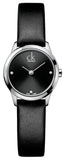 Calvin Klein Minimal Black Dial Black Leather Strap Watch for Women - K3M231CS Authentic Buy Shop Now
